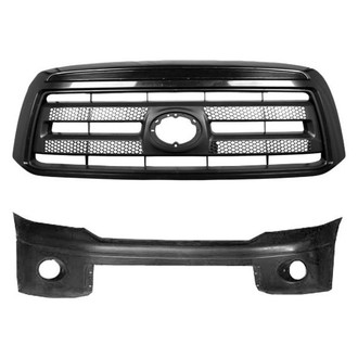 Sherman® - 2-Piece (Front Bumper Cover, Grille) (Value Line)