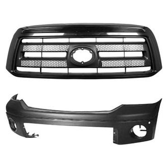 Sherman® - 2-Piece (Front Bumper Cover, Grille) (Value Line)