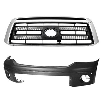 Sherman® - 2-Piece (Front Bumper Cover, Grille) (Value Line)