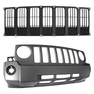 Sherman® - 2-Piece (Front Bumper Cover, Grille)