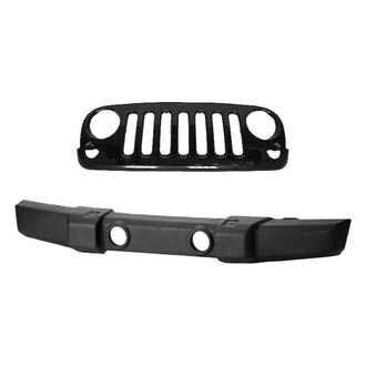 Sherman® - 2-Piece (Front Bumper Cover, Grille) (CAPA Certified)