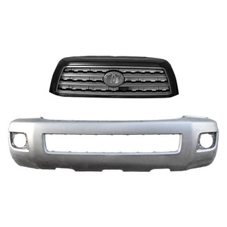 Sherman® - 2-Piece (Front Bumper Cover, Grille) (Value Line)