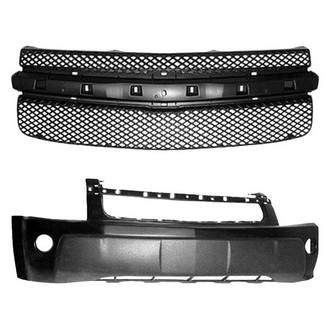 Sherman® - 2-Piece (Front Bumper Cover, Grille) (Value Line)