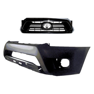 Sherman® - 2-Piece (Front Bumper Cover, Grille) (Value Line)