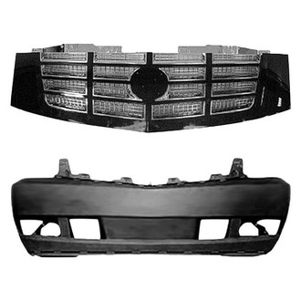 Sherman® - 2-Piece (Front Bumper Cover, Grille) (Value Line)
