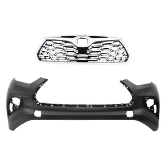 Sherman® - 2-Piece (Front Bumper Cover, Grille) (Value Line)