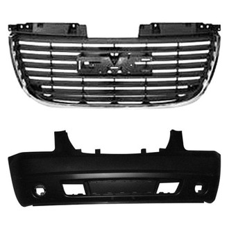 Sherman® - 2-Piece (Front Bumper Cover, Grille) (Value Line)