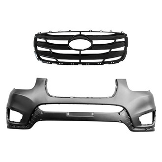 Sherman® - 2-Piece (Front Bumper Cover, Grille) (CAPA Certified)