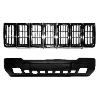Sherman® - 2-Piece (Front Bumper Cover, Grille) (Value Line)