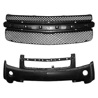 Sherman® BNDL-230978 - 2-Piece (Front Bumper Cover, Grille) (Value Line)