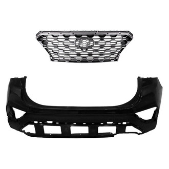 Sherman® - 2-Piece (Front Bumper Cover, Grille) (CAPA Certified)