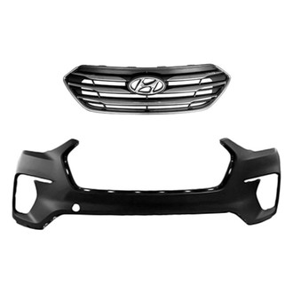 Sherman® - 2-Piece (Front Bumper Cover, Grille) (CAPA Certified)