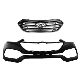 Sherman® - 2-Piece (Front Bumper Cover, Grille) (CAPA Certified)