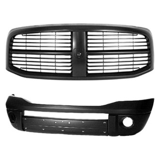 Sherman® - 2-Piece (Front Bumper Cover, Grille) (Value Line)