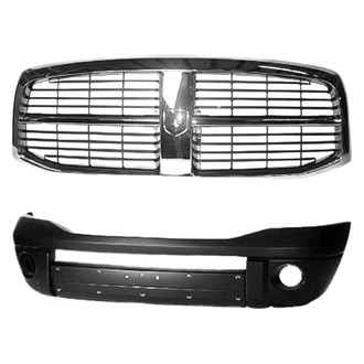 Sherman® - 2-Piece (Front Bumper Cover, Grille) (Value Line)