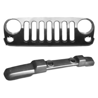 Sherman® - 2-Piece (Front Bumper Cover, Grille) (Value Line)