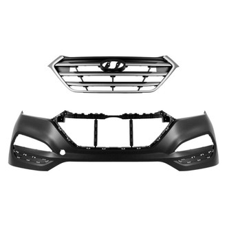 Sherman® - 2-Piece (Front Bumper Cover, Grille) (CAPA Certified)