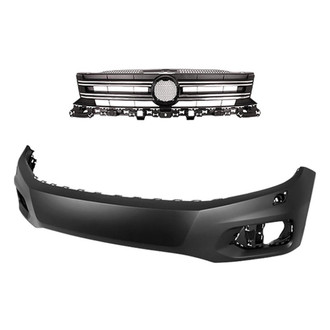 Sherman® - 2-Piece (Front Bumper Cover, Grille) (Value Line)