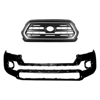 Sherman® - 2-Piece (Front Bumper Cover, Grille) (CAPA Certified)