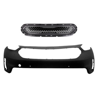 Sherman® - 2-Piece (Front Bumper Cover, Grille) (CAPA Certified)
