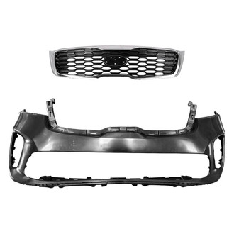 Sherman® - 2-Piece (Front Bumper Cover, Grille) (CAPA Certified)