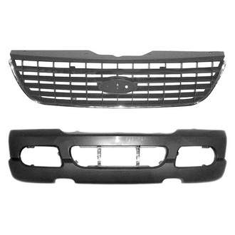 Sherman® - 2-Piece (Front Bumper Cover, Grille) (Value Line)