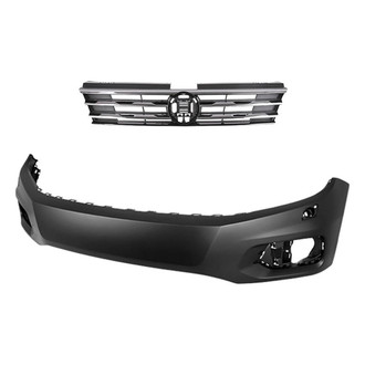 Sherman® - 2-Piece (Front Bumper Cover, Grille) (CAPA Certified)