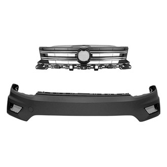 Sherman® - 2-Piece (Front Bumper Cover, Grille) (CAPA Certified)