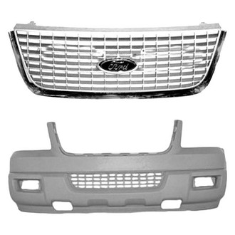 Sherman® - 2-Piece (Front Bumper Cover, Grille) (Value Line)