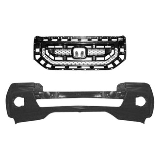 Sherman® - 2-Piece (Front Bumper Cover, Grille) (Value Line)