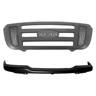 Sherman® - 2-Piece (Front Bumper Cover, Grille) (Value Line)