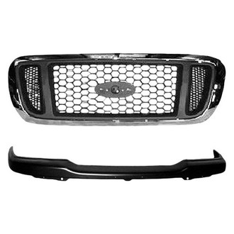 Sherman® - 2-Piece (Front Bumper Cover, Grille) (Value Line)