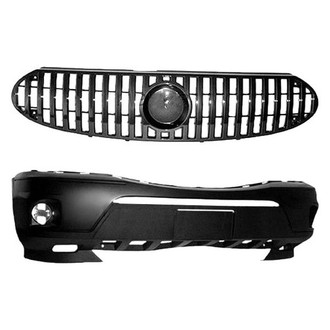 Sherman® - 2-Piece (Front Bumper Cover, Grille) (Value Line)
