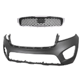 Sherman® - 2-Piece (Front Bumper Cover, Grille) (Value Line)