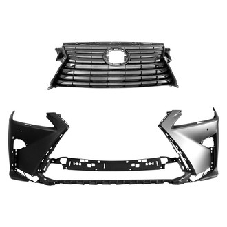 Sherman® - 2-Piece (Front Bumper Cover, Grille) (Value Line)