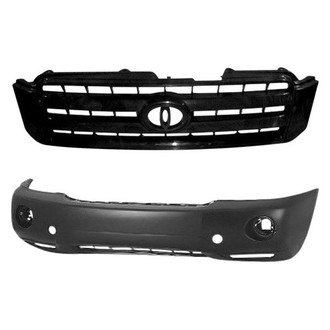 Sherman® - 2-Piece (Front Bumper Cover, Grille) (Value Line)