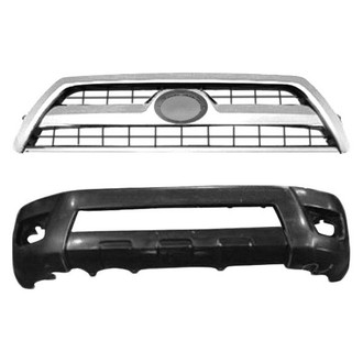Sherman® - 2-Piece (Front Bumper Cover, Grille) (Value Line)