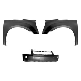 Sherman® - 3-Piece (Front Bumper Cover, Driver and Passenger Side Fender) (Value Line)