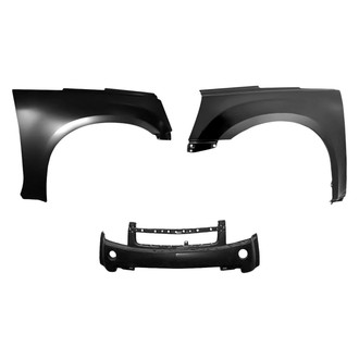 Sherman® - 3-Piece (Front Bumper Cover, Driver and Passenger Side Fender) (Value Line)