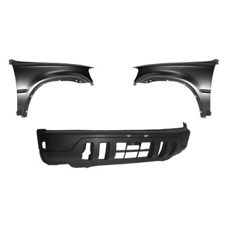 Sherman® - 3-Piece (Front Bumper Cover, Driver and Passenger Side Fender) (Value Line)