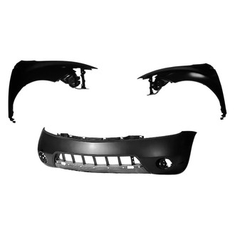 Sherman® - 3-Piece (Front Bumper Cover, Driver and Passenger Side Fender) (Value Line)