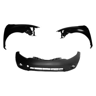 Sherman® - 3-Piece (Front Bumper Cover, Driver and Passenger Side Fender)