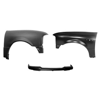 Sherman® BNDL-241850 - 3-Piece (Front Bumper Cover, Driver and Passenger Side Fender) (Value Line)