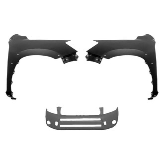 Sherman® - 3-Piece (Front Bumper Cover, Driver and Passenger Side Fender) (Value Line)