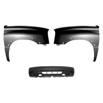 Sherman® - 3-Piece (Front Bumper Cover, Driver and Passenger Side Fender) (Value Line)