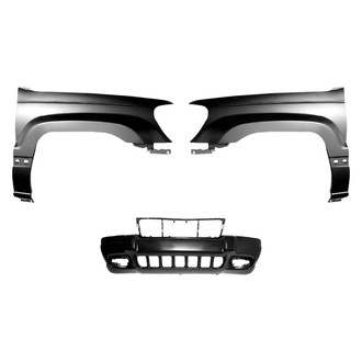 Sherman® - 3-Piece (Front Bumper Cover, Driver and Passenger Side Fender) (Value Line)
