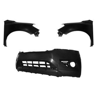 Sherman® - 3-Piece (Front Bumper Cover, Driver and Passenger Side Fender) (Value Line)