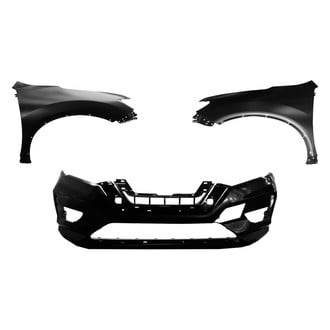 Sherman® - 3-Piece (Front Bumper Cover, Driver and Passenger Side Fender)