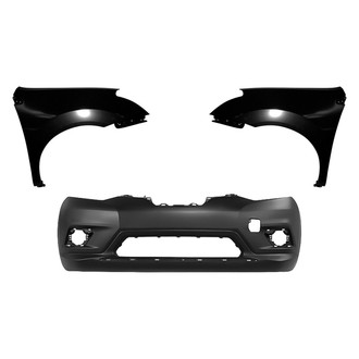 Sherman® - 3-Piece (Front Bumper Cover, Driver and Passenger Side Fender) (Value Line)