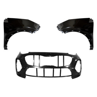 Sherman® - 3-Piece (Front Bumper Cover, Driver and Passenger Side Fender)